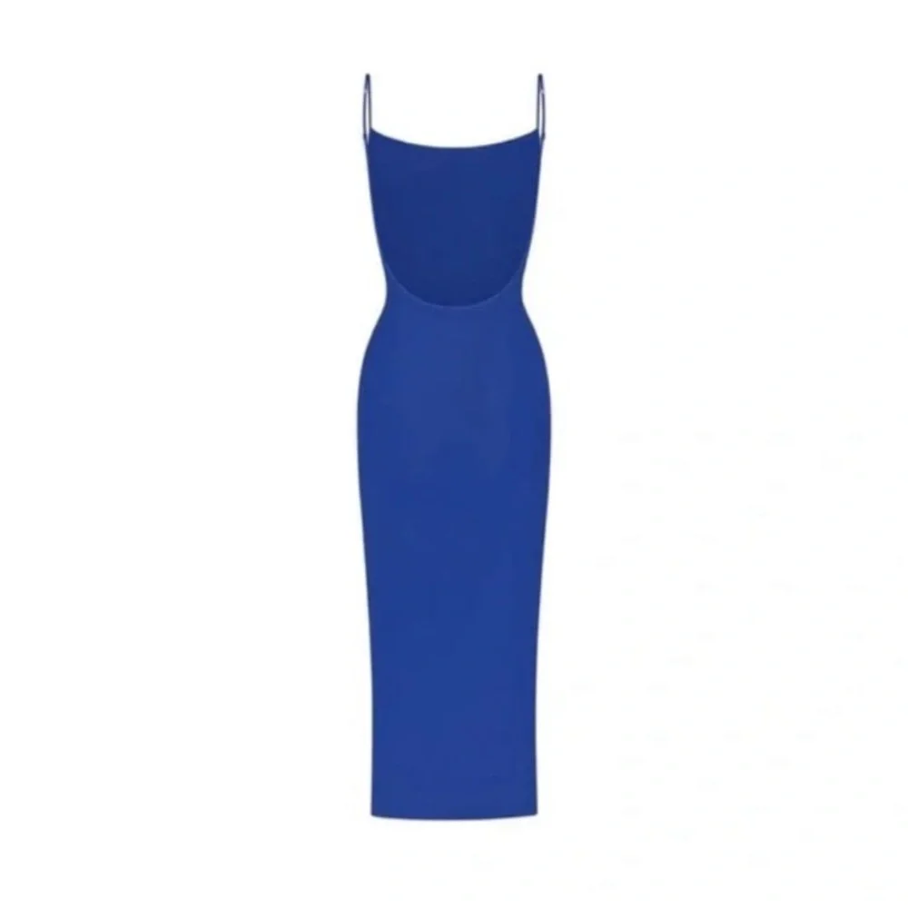 SKIMS Blue Midi Dress - Picture 2 of 10